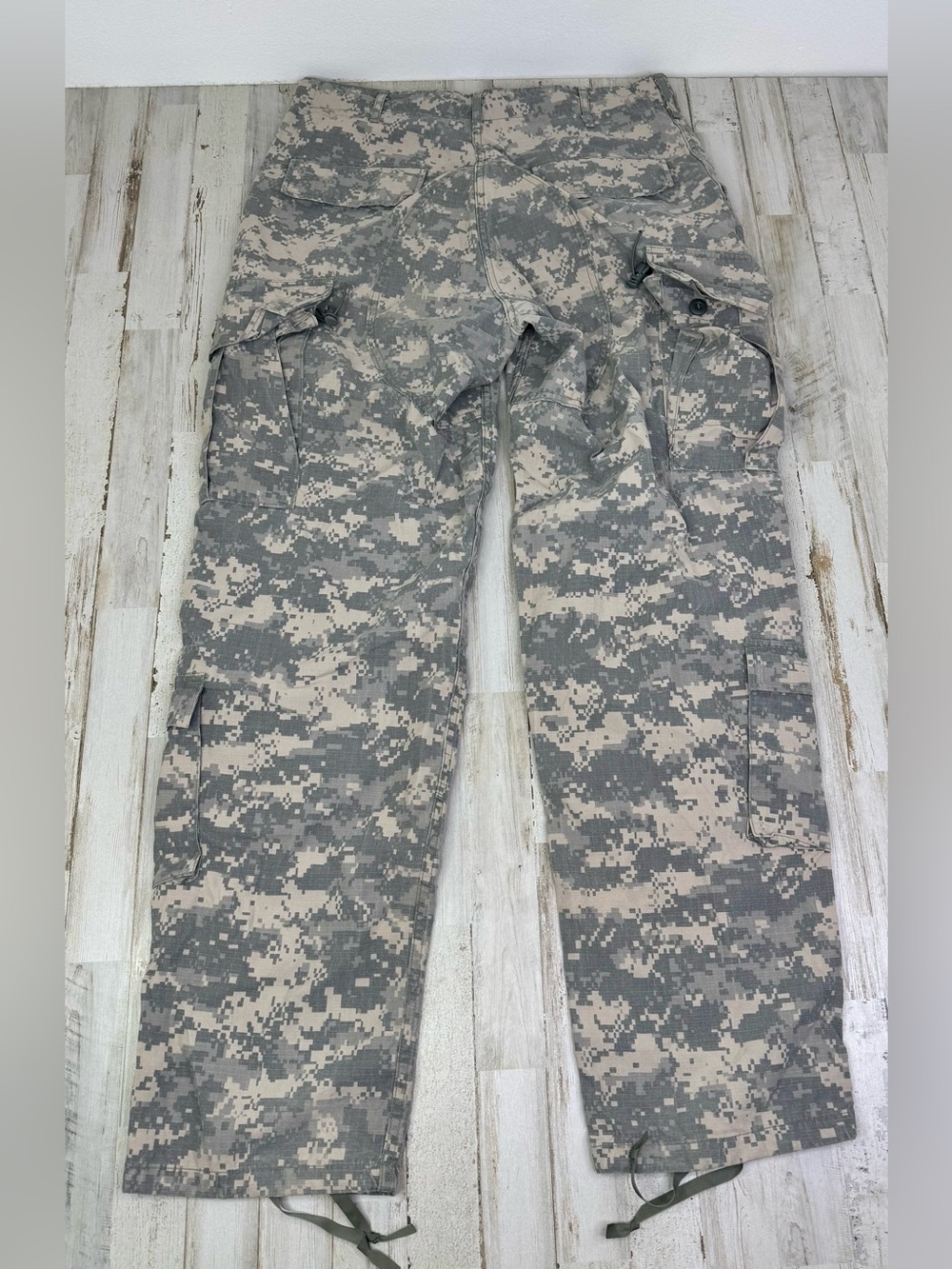 US Army Pant Mens M-L 34x34 Camo Cargo Tapered Military Uniform Combat Workwear - Picture 10 of 13